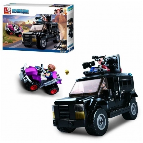 Конструктор "Полиция.Внедорожник-штурмовик" 293 детали в коробке
Конструктор "Полиция.Внедорожник-штурмовик" 293 детали в коробке