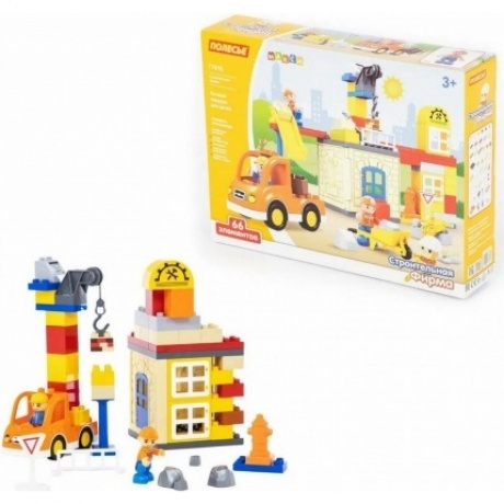 Конструктор "Макси"-"Строительная фирма" 66 деталей (в короб
Конструктор "Макси"-"Строительная фирма" 66 деталей (в короб