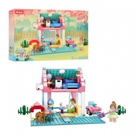 Конструктор "Розовая мечта.Милый домик" 244 детали в коробке
Конструктор "Розовая мечта.Милый домик" 244 детали в коробке