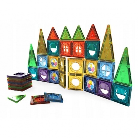 Конструктор магнитный 56 деталей,наклейки (в контейнере)
Конструктор магнитный 56 деталей,наклейки (в контейнере)