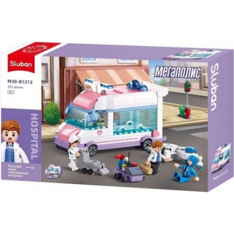 Конструктор "Спасение" 251 деталь в коробке инерционная машина
Конструктор "Спасение" 251 деталь в коробке инерционная машина