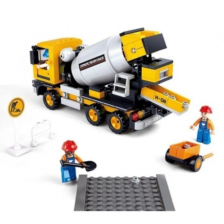 Конструктор "Строительная техника.Бетоновоз" 296 деталей в коробке
Конструктор "Строительная техника.Бетоновоз" 296 деталей в коробке