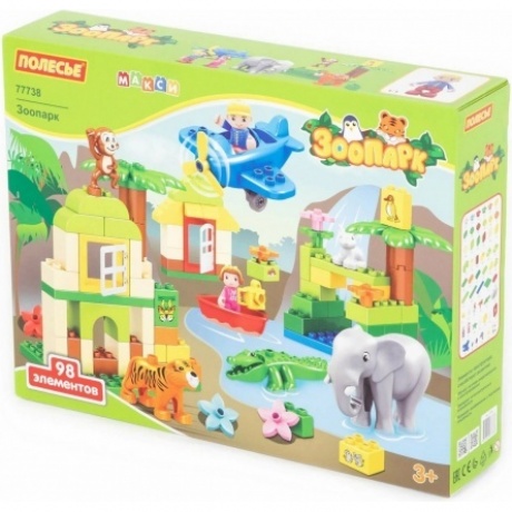 Конструктор "Макси"-"Зоопарк" 98 деталей (в коробке)
Конструктор "Макси"-"Зоопарк" 98 деталей (в коробке)
