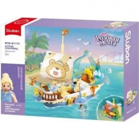 Конструктор "Корабль-парусник для охотников за сокровищами" 287 деталей в коробке
Конструктор "Корабль-парусник для охотников за сокровищами" 287 деталей в коробке