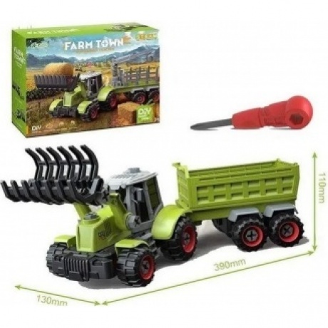 Конструктор "Трактор с прицепом" в коробке
Конструктор "Трактор с прицепом" в коробке