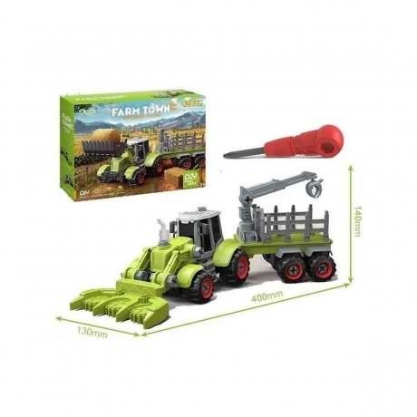 Конструктор "Трактор с косилкой и прицепом" в коробке
Конструктор "Трактор с косилкой и прицепом" в коробке