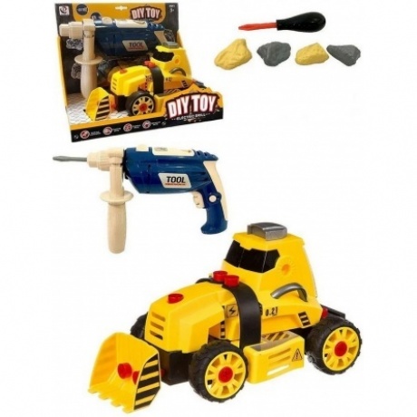 Конструктор "Бульдозер" в коробке шуруповерт на батарейках,насадка,отвертка,камни(имитация)
Конструктор "Бульдозер" в коробке шуруповерт на батарейках,насадка,отвертка,камни(имитация)