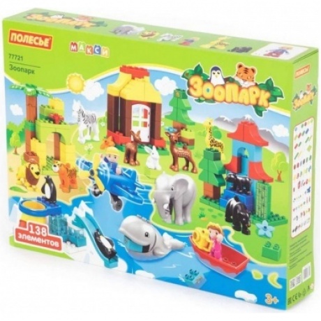 Конструктор "Макси"-"Зоопарк" 138 деталей (в коробке)
Конструктор "Макси"-"Зоопарк" 138 деталей (в коробке)
