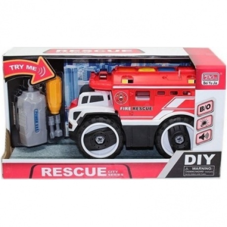 Конструктор "Пожарная машина" в коробке (свет,звук) открывается фургон;отвертка с насадками для сборки
Конструктор "Пожарная машина" в коробке (свет,звук) открывается фургон;отвертка с насадками для сборки