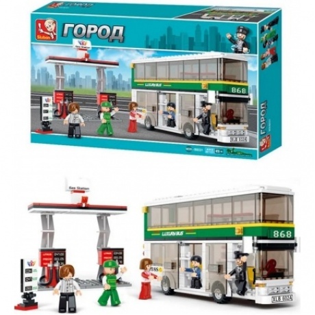 Конструктор "Двухэтажный автобус.Маршрут 868" 403 детали в коробке
Конструктор "Двухэтажный автобус.Маршрут 868" 403 детали в коробке