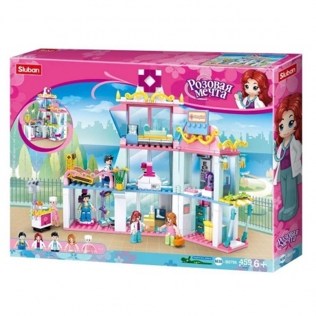 Конструктор "Розовая мечта.Поликлиника" 459 деталей в коробке
Конструктор "Розовая мечта.Поликлиника" 459 деталей в коробке