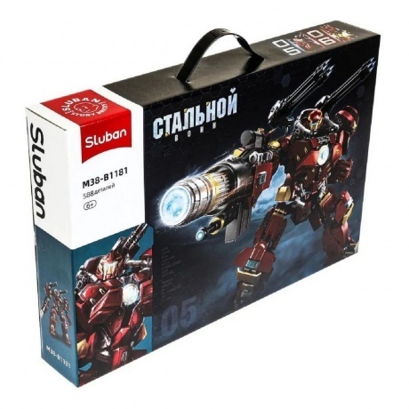 Конструктор "Робот 05" 588 деталей в коробке
Конструктор "Робот 05" 588 деталей в коробке