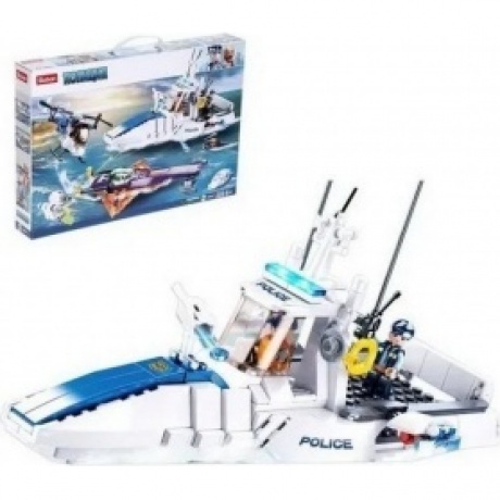 Конструктор "Полиция.Преследование в море" 559 деталей в коробке
Конструктор "Полиция.Преследование в море" 559 деталей в коробке