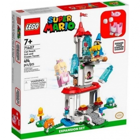 Конструктор LEGO Super Mario Персиковый костюм кошки и Ледяная башня (71407)
Конструктор LEGO Super Mario Персиковый костюм кошки и Ледяная башня (71407)