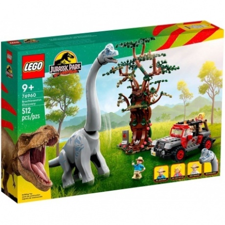 Конструктор LEGO J.W. Открытие брахиозавра (76960)
Конструктор LEGO J.W. Открытие брахиозавра (76960)