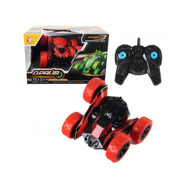 Машина-перевёртыш на р/у1TOY Драйв, трюковая , Аккум. 4.8V, масштаб 1:28, красный
Машина-перевёртыш на р/у1TOY Драйв, трюковая , Аккум. 4.8V, масштаб 1:28, красный
