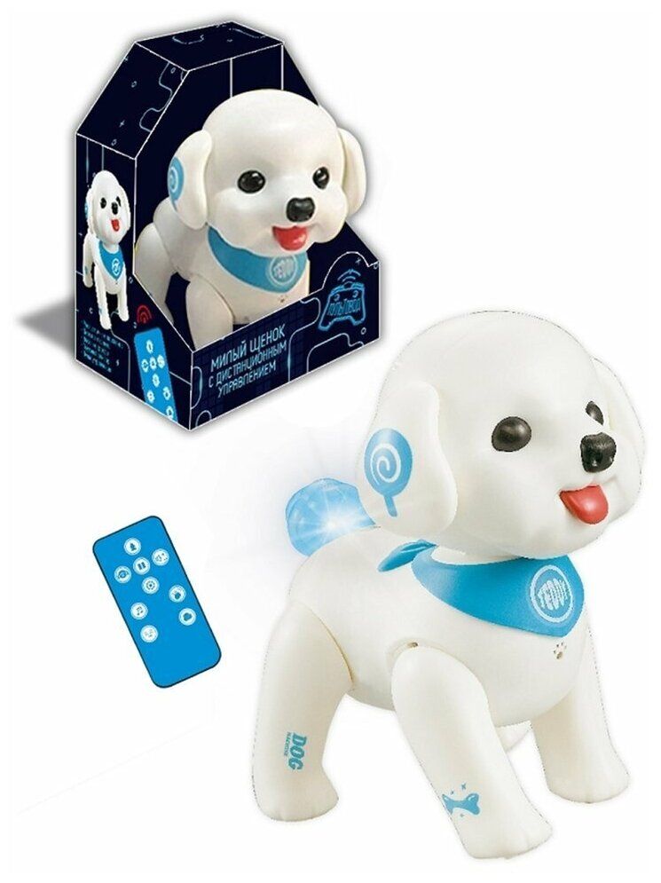 Щенок Teddy на РУ (свет,звук) в коробке-будке песенки,фразы,движение головой и вперед,подсветка хвоста ZYA-A2905
Щенок Teddy на РУ (свет,звук) в коробке-будке песенки,фразы,движение головой и вперед,подсветка хвоста ZYA-A2905