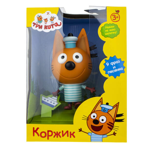 Игрушечная фигурка говорящая 1TOY "Три кота" - Коржик
Игрушечная фигурка говорящая 1TOY "Три кота" - Коржик