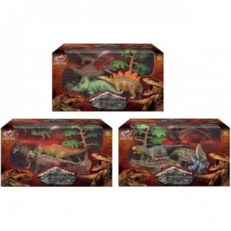 Набор динозавров (6 предметов) в коробке 4 динозавра, камень, дерево Q9899-207
Набор динозавров (6 предметов) в коробке 4 динозавра, камень, дерево Q9899-207