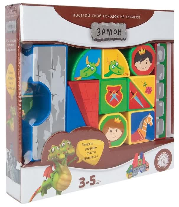 Пластиковые кубики MAGNETICUS "Замок"
Пластиковые кубики MAGNETICUS "Замок"