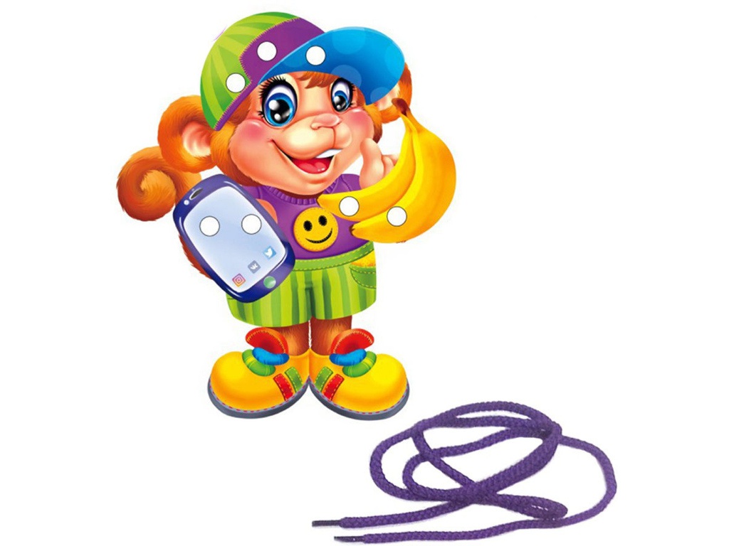 Игра-шнуровка Учитель Шнуровка Ассорти Обезьянка ИДШ-7
Игра-шнуровка Учитель Шнуровка Ассорти Обезьянка ИДШ-7