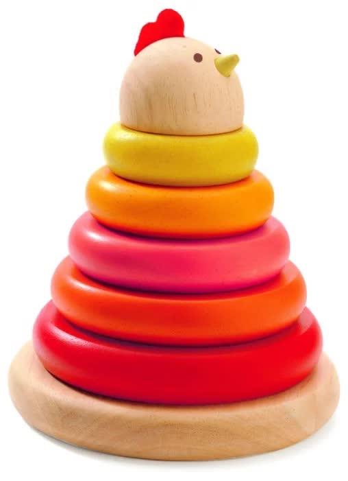 Пирамидка Djeco Курочка 06303
Пирамидка Djeco Курочка 06303