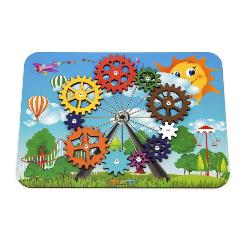 Бизиборд WOODLANDTOYS 116105 Шестеренки.Колесо обозрения
Бизиборд WOODLANDTOYS 116105 Шестеренки.Колесо обозрения
