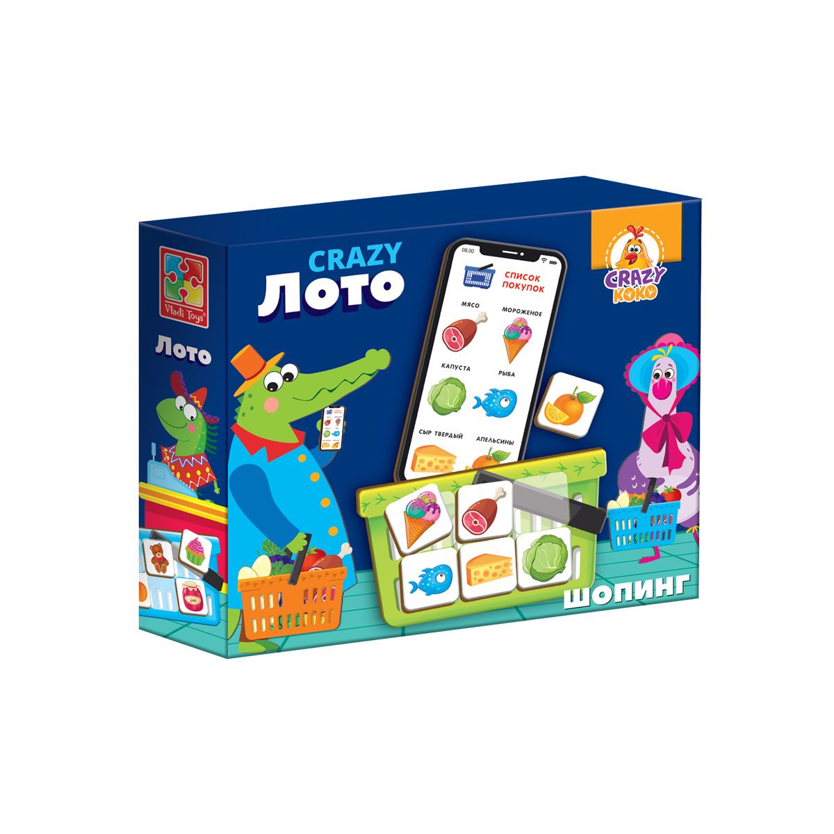 Лото VLADI TOYS VT8055-03 CRAZY
Лото VLADI TOYS VT8055-03 CRAZY