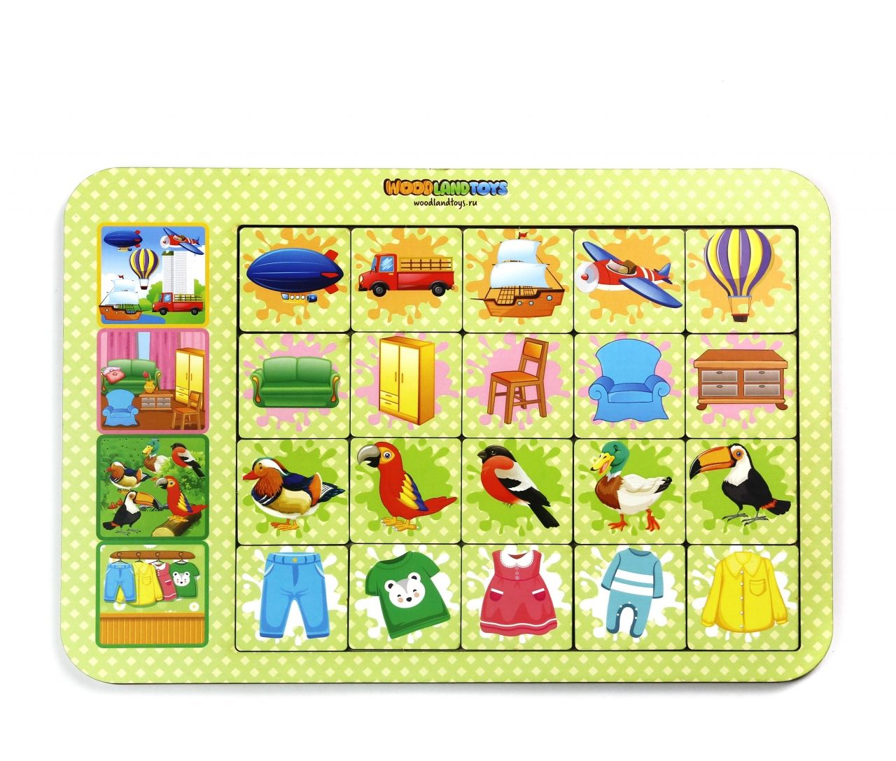 Рамка-вкладыш WOODLANDTOYS 093102 Ассоциации 2
Рамка-вкладыш WOODLANDTOYS 093102 Ассоциации 2