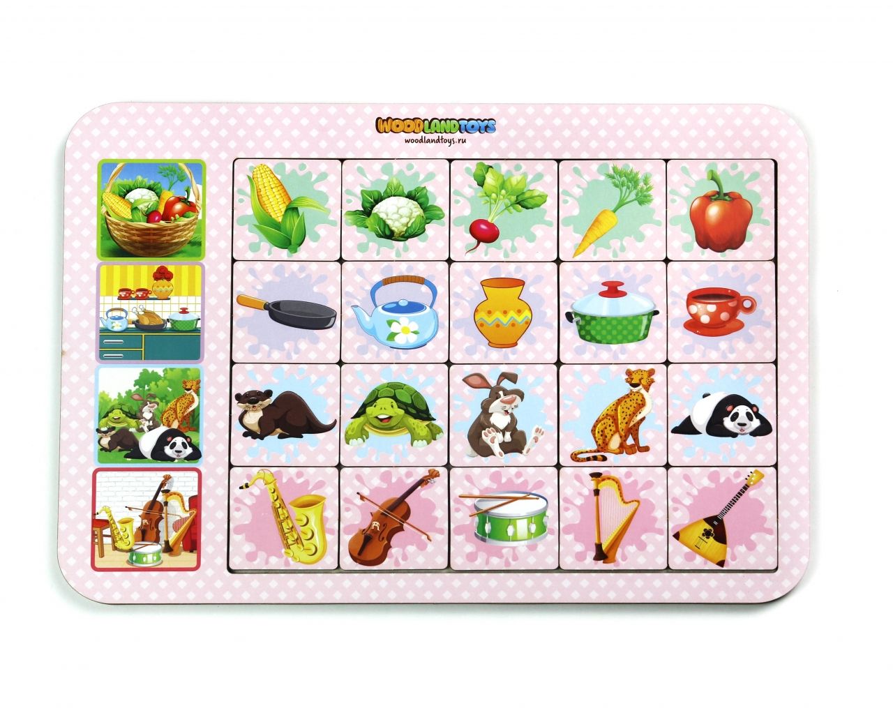 Рамка-вкладыш WOODLANDTOYS 093103 Ассоциации 3
Рамка-вкладыш WOODLANDTOYS 093103 Ассоциации 3