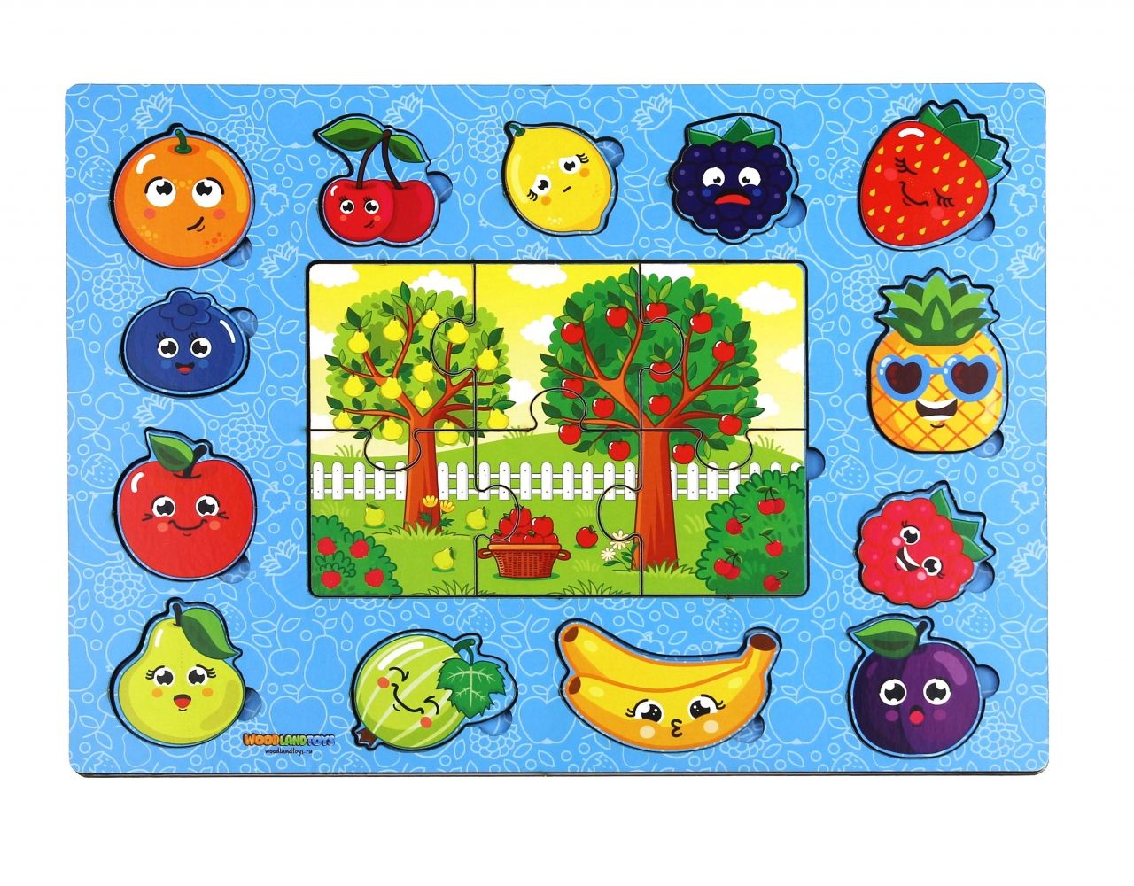 Рамка-вкладыш WOODLANDTOYS 144101 В огороде
Рамка-вкладыш WOODLANDTOYS 144101 В огороде