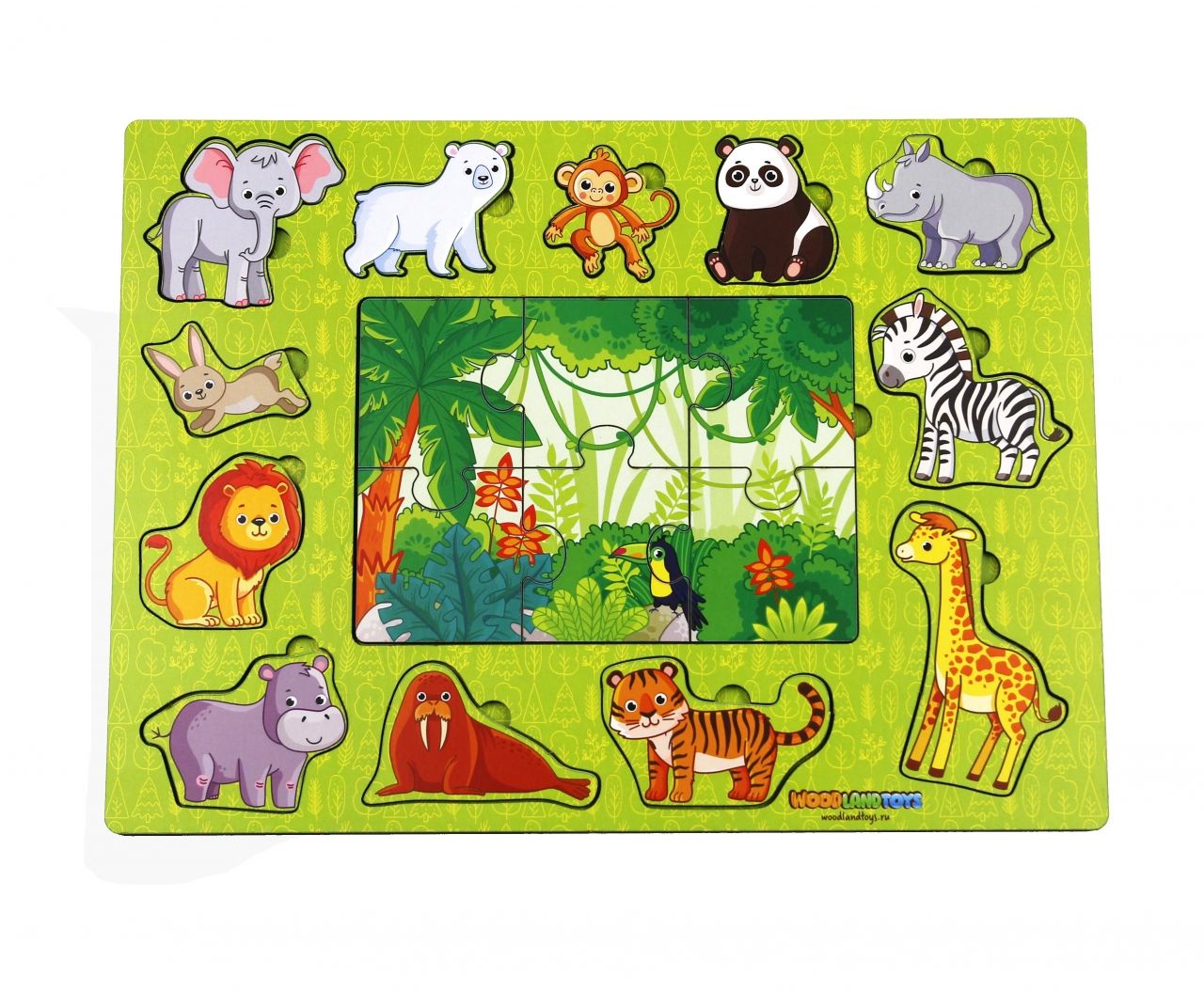 Рамка-вкладыш WOODLANDTOYS 144102 В лесу
Рамка-вкладыш WOODLANDTOYS 144102 В лесу