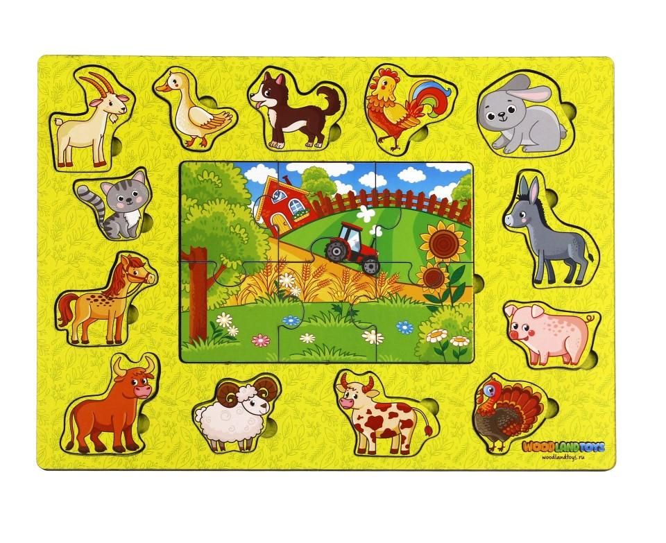 Рамка-вкладыш WOODLANDTOYS 144104 На ферме
Рамка-вкладыш WOODLANDTOYS 144104 На ферме