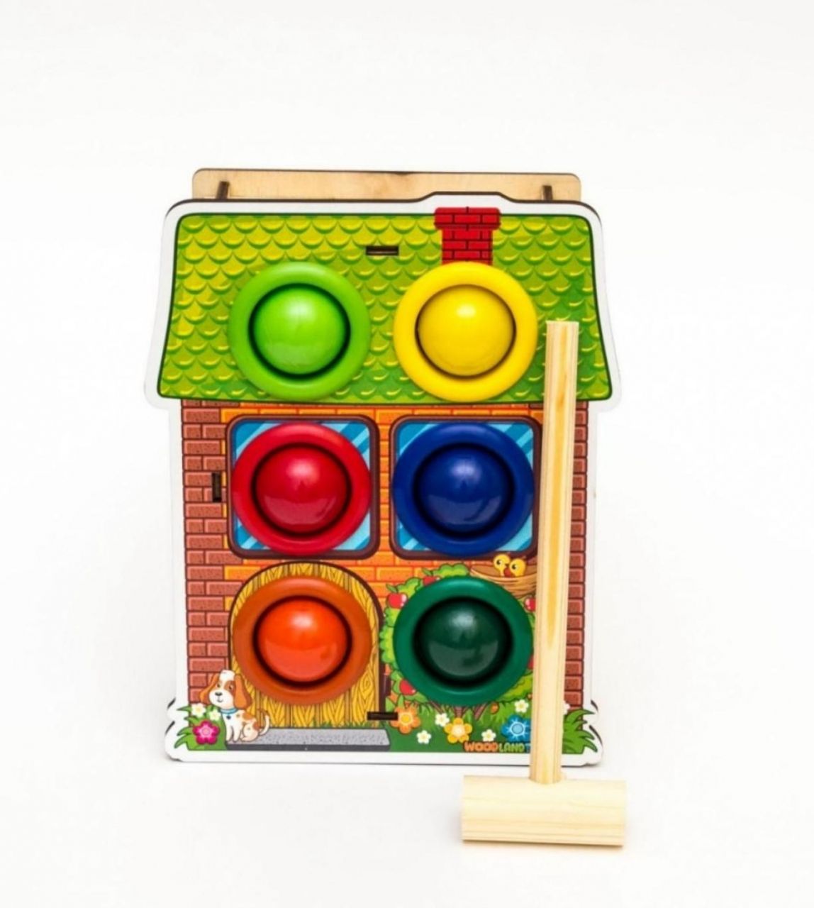 Стучалка WOODLANDTOYS 115401 Дом
Стучалка WOODLANDTOYS 115401 Дом