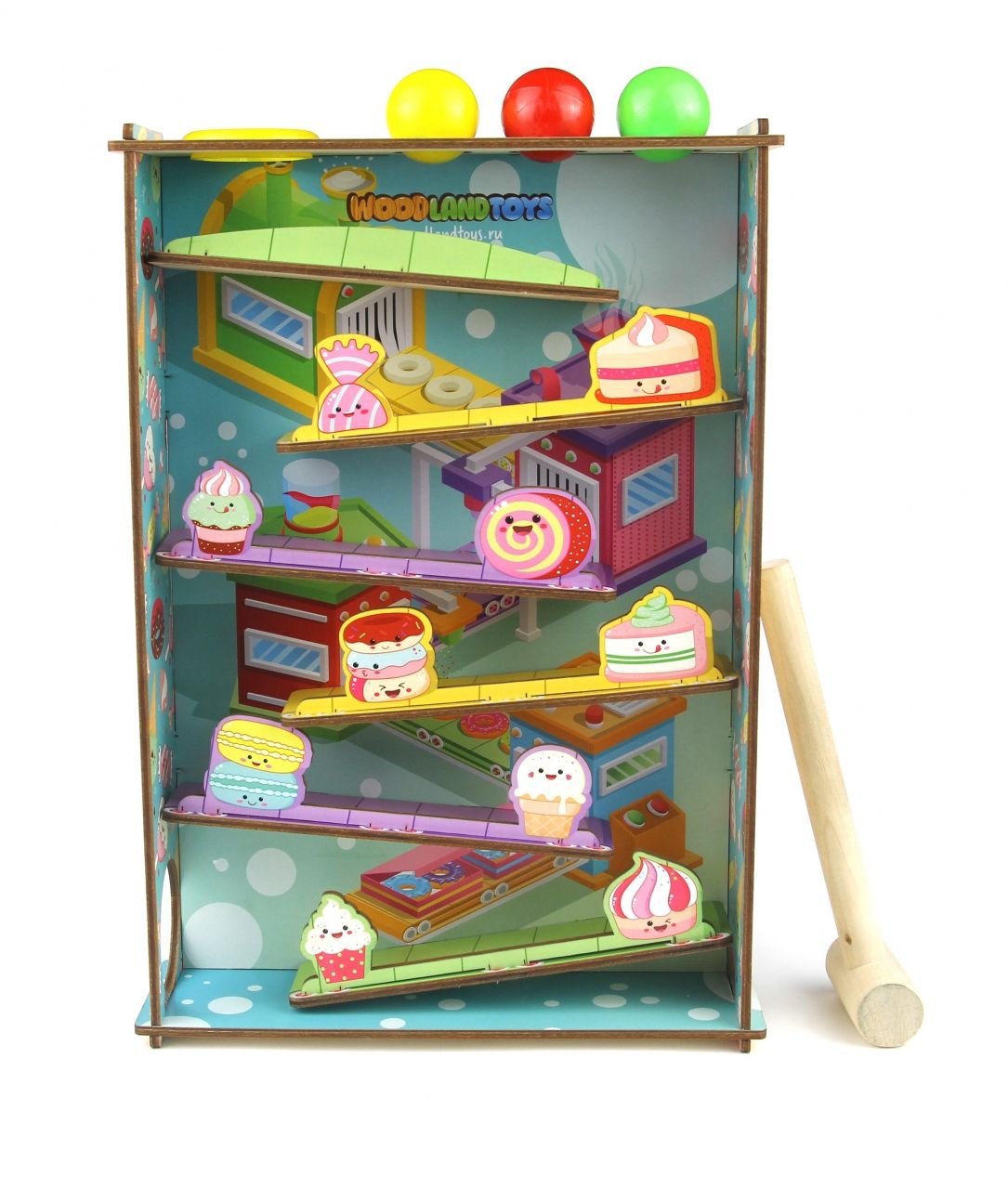 Стучалка WOODLANDTOYS 140104 Горки. Сладости
Стучалка WOODLANDTOYS 140104 Горки. Сладости