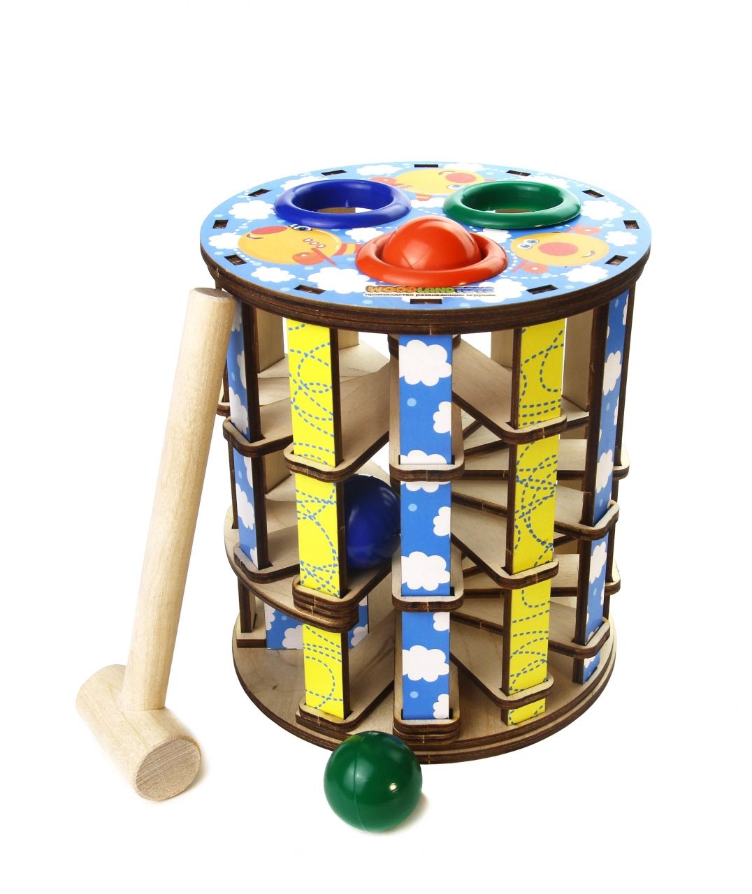 Стучалка WOODLANDTOYS 140202 Башенка. Самолеты
Стучалка WOODLANDTOYS 140202 Башенка. Самолеты