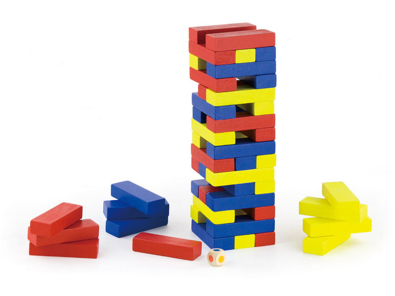 Головоломка"Построй башню" в коробке 48 брусков разных цветов,2 кубика VIGA 56215
Головоломка"Построй башню" в коробке 48 брусков разных цветов,2 кубика VIGA 56215