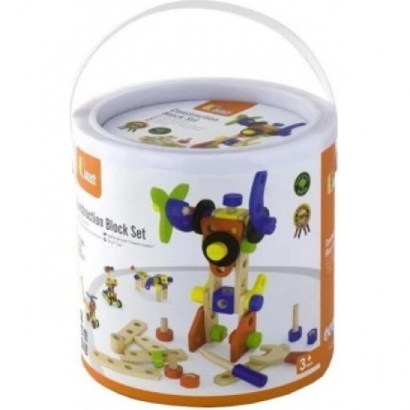 Конструктор 68 дет.в ведре 4 колеса,отвертка,гаечный ключ,болтики,гаечки,детали VIGA 50382
Конструктор 68 дет.в ведре 4 колеса,отвертка,гаечный ключ,болтики,гаечки,детали VIGA 50382