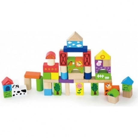 Конструктор "Ферма" 50 деталей в ведре VIGA 50285
Конструктор "Ферма" 50 деталей в ведре VIGA 50285