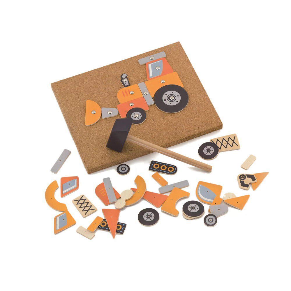 Конструктор"Строительная техника"45 деталей в коробке доска из пробки,молоток,гвозди,5 карточек,45 деталей VIGA 50336
Конструктор"Строительная техника"45 деталей в коробке доска из пробки,молоток,гвозди,5 карточек,45 деталей VIGA 50336