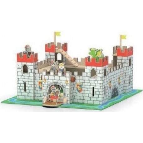 Конструктор "Замок"в коробке 4 башни,разводной мост,5 фигурок,2лесницы,поле из 9 пазл VIGA 50310
Конструктор "Замок"в коробке 4 башни,разводной мост,5 фигурок,2лесницы,поле из 9 пазл VIGA 50310