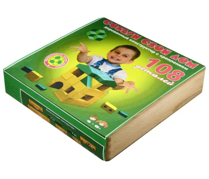 Конструктор 108 дет.с креплением"Собери свой дом" Престиж-Игрушка Д2108
Конструктор 108 дет.с креплением"Собери свой дом" Престиж-Игрушка Д2108