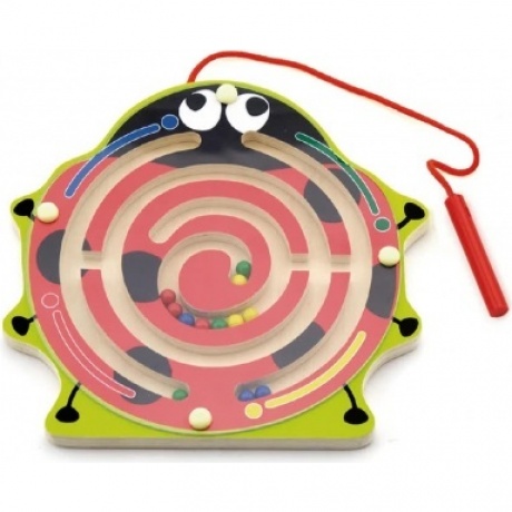 Магнитный лабиринт Божья коровка в коробке основание-поле,палочка с магнитом,разноцветные шарики VIGA 59964
Магнитный лабиринт Божья коровка в коробке основание-поле,палочка с магнитом,разноцветные шарики VIGA 59964
