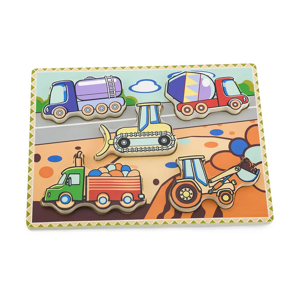 Пазл "Строительная техника"(дерево) VIGA 56439
Пазл "Строительная техника"(дерево) VIGA 56439