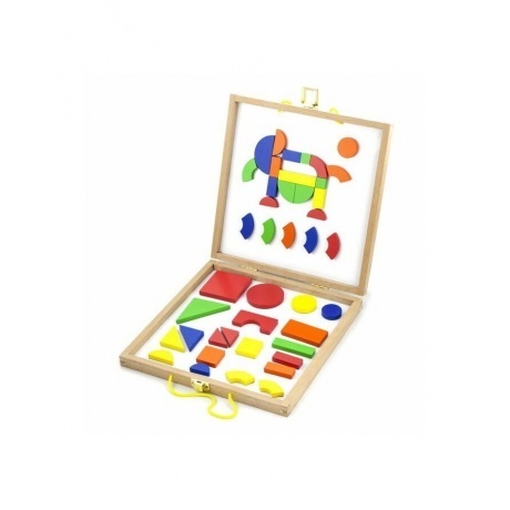 Магнитная мозайка в чемодане 42 магнитные детали разных форм и цветов VIGA 59687
Магнитная мозайка в чемодане 42 магнитные детали разных форм и цветов VIGA 59687