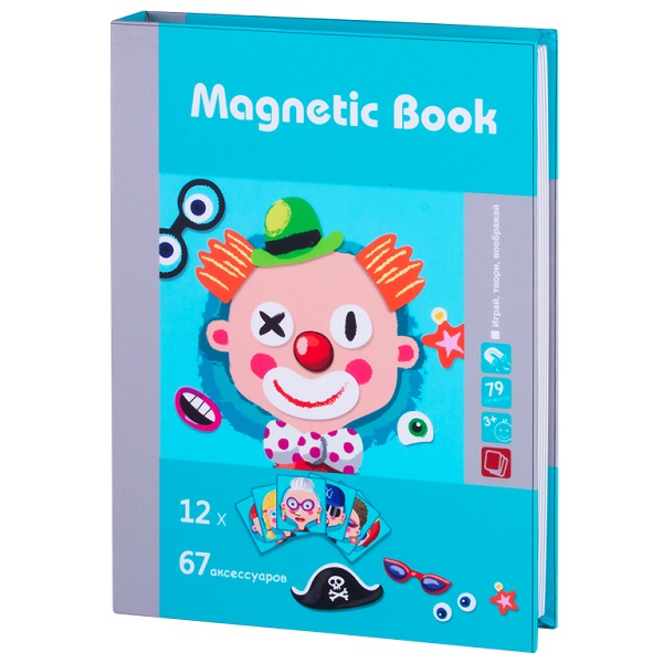 Развивающая игра Magnetic Book Гримёрка веселья
Развивающая игра Magnetic Book Гримёрка веселья