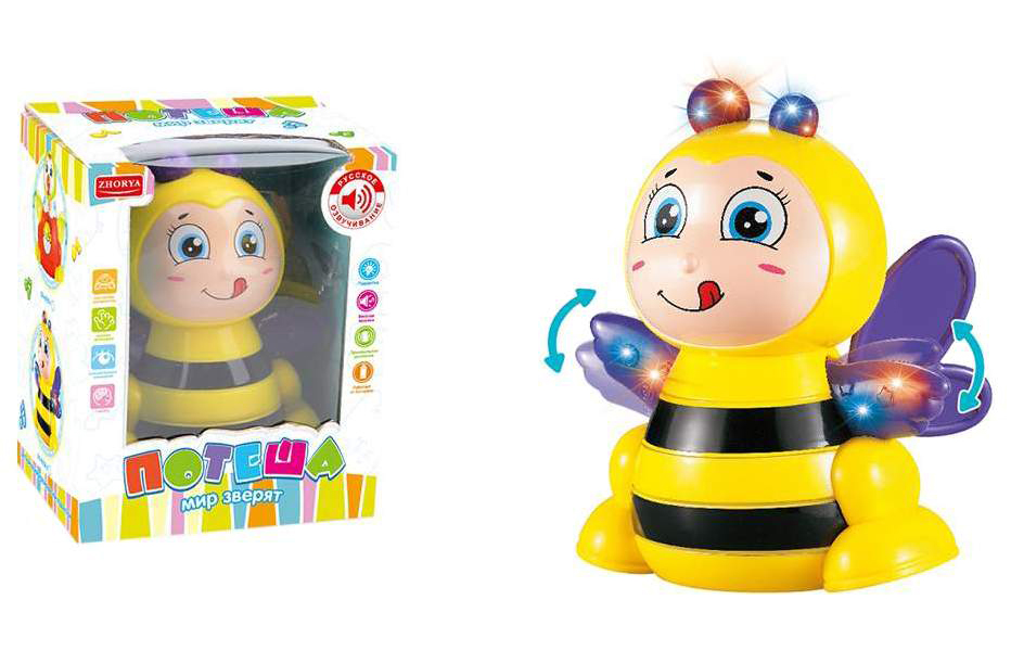 Пчелка на батар.(звук,свет) в коробке ездит во всех напрвлениях ZYA-A2759-2
Пчелка на батар.(звук,свет) в коробке ездит во всех напрвлениях ZYA-A2759-2