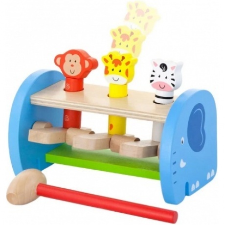 Стучалка-забивалка в коробке подставка,3 стержня с изображением животных,молоток VIGA 50683
Стучалка-забивалка в коробке подставка,3 стержня с изображением животных,молоток VIGA 50683