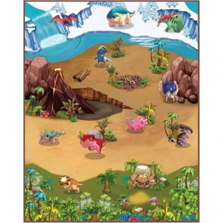 Игровой коврик "Динопарк 3D" 90*120 см, Кнопа 657043
Игровой коврик "Динопарк 3D" 90*120 см, Кнопа 657043