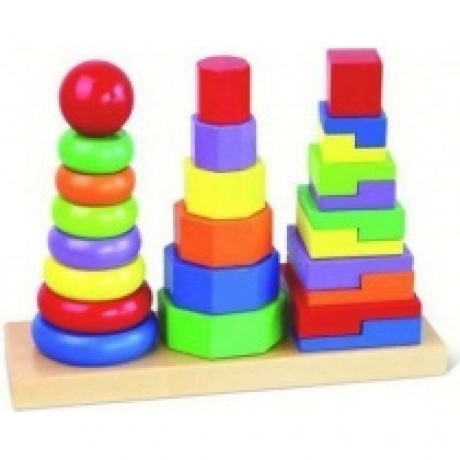 Набор пирамид Геометрические фигуры в коробке 50567
Набор пирамид Геометрические фигуры в коробке 50567